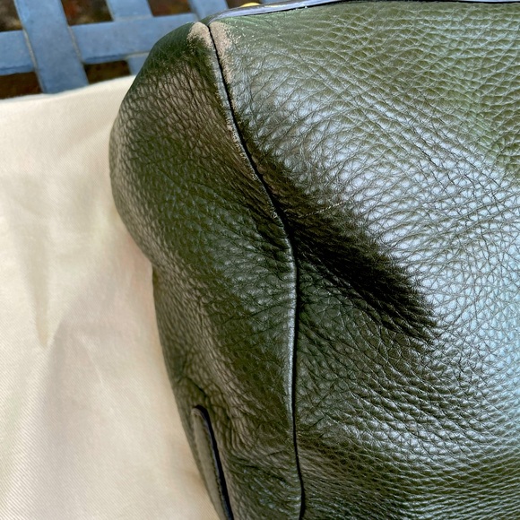 PRADA top handle pebble leather handbag - Picture 3 of 14